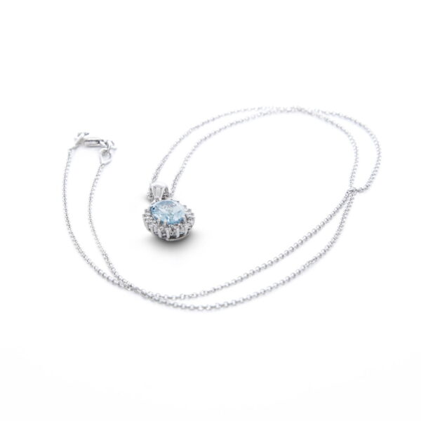 collana con acquamarina