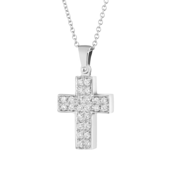 croce con diamanti