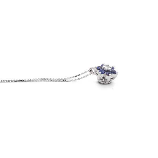 Collana Flower Blu - immagine 2